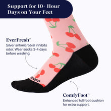 Load image into Gallery viewer, Cute Compression Socks – Cherry
