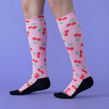 Load image into Gallery viewer, Cute Compression Socks – Cherry
