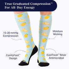 Load image into Gallery viewer, Cute Compression Socks – Lemon
