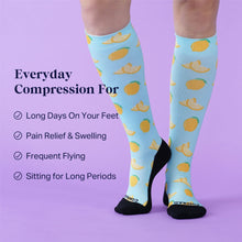 Load image into Gallery viewer, Cute Compression Socks – Lemon
