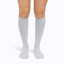 Load image into Gallery viewer, Knee-High Compression Socks – Solid Grey (20-30 mmHg)

