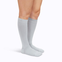 Load image into Gallery viewer, Knee-High Compression Socks – Solid Grey (20-30 mmHg)

