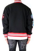 Load image into Gallery viewer, KUROI Waffle Square Pattern Jacket with patches
