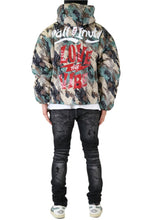 Load image into Gallery viewer, KAMI Padded Crop Style Nylon Pullover Jacket

