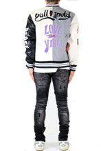 Load image into Gallery viewer, CAPELLA Men's Melton Body with Faux Leather Sleeve Varsity Jacket
