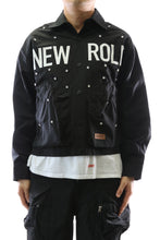 Load image into Gallery viewer, VUSE Twill Blended Nylon Crop Top Jacket

