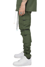 Load image into Gallery viewer, Anas Men's premium crispy nylon cargo jogger pants
