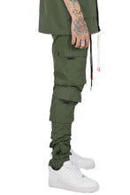 Load image into Gallery viewer, Anas Men's premium crispy nylon cargo jogger pants
