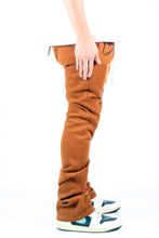 Load image into Gallery viewer, GEORGE Heavy weight brushed graphic skinny flare stacked pants
