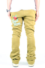 Load image into Gallery viewer, PEAR Heavy weight brushed graphic skinny flare stacked pants
