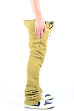 Load image into Gallery viewer, PEAR Heavy weight brushed graphic skinny flare stacked pants
