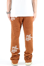 Load image into Gallery viewer, BRONCE Waffle square pattern Skinny Stacked Pants
