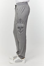Load image into Gallery viewer, Men&#39;s Rhinestones Skull Slim Fit Sweatpants
