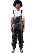 Load image into Gallery viewer, DRAKON Fine Faux Leather Overall Pants
