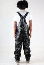 Load image into Gallery viewer, DRAKON Fine Faux Leather Overall Pants
