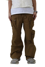 Load image into Gallery viewer, BITA FINE TWILL NYLON BAGGY FIT CARGO PANTS
