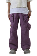 Load image into Gallery viewer, BOLIN FINE TWILL NYLON BAGGY FIT CARGO PANTS
