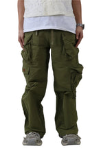 Load image into Gallery viewer, VONT FINE TWILL NYLON BAGGY FIT CARGO PANTS
