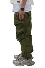 Load image into Gallery viewer, VONT FINE TWILL NYLON BAGGY FIT CARGO PANTS
