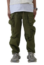 Load image into Gallery viewer, VONT FINE TWILL NYLON BAGGY FIT CARGO PANTS

