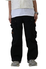 Load image into Gallery viewer, VUSE FINE TWILL NYLON BAGGY FIT CARGO PANTS
