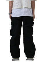 Load image into Gallery viewer, VUSE FINE TWILL NYLON BAGGY FIT CARGO PANTS
