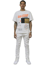 Load image into Gallery viewer, HART Men's premium rip&amp;repair slim fit quilted denim pants
