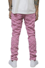 Load image into Gallery viewer, MARVIN Men's premium rip&amp;repair slim fit quilted denim pants
