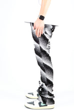 Load image into Gallery viewer, JADE Men's Stripe Jacquard Skinny Stacked Pants
