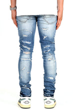Load image into Gallery viewer, PINO Men's Premium Heavy Washed Skinny Denim Pants
