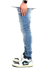 Load image into Gallery viewer, PINO Men's Premium Heavy Washed Skinny Denim Pants
