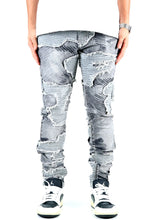 Load image into Gallery viewer, LIN Men's Premium Heavy Washed Skinny Denim Pants
