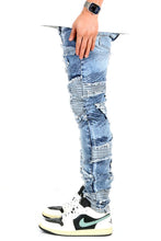 Load image into Gallery viewer, SPHERE Men's Premium Heavy Washed Skinny Denim Pants
