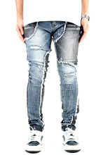 Load image into Gallery viewer, TOTE Men's Premium Heavy Washed Skinny Denim Pants
