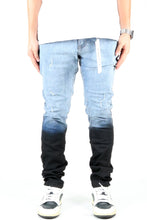 Load image into Gallery viewer, MIKE Men's Premium Heavy Washed Skinny Denim Pants
