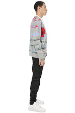 Load image into Gallery viewer, DOUGAL Men's premium sweater cardigan with embroidery &amp; patches
