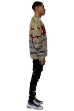 Load image into Gallery viewer, MEZZINE Men's premium sweater cardigan with embroidery &amp; patches

