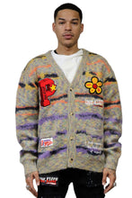 Load image into Gallery viewer, MEZZINE Men's premium sweater cardigan with embroidery &amp; patches
