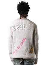 Load image into Gallery viewer, KELVE Heavy Gauge Ripped Knit Sweater with patches
