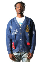 Load image into Gallery viewer, MAINZ  Men's premium sweater cardigan with embroidery &amp; patches
