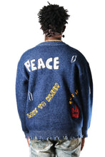 Load image into Gallery viewer, MAINZ  Men's premium sweater cardigan with embroidery &amp; patches
