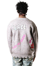 Load image into Gallery viewer, SUPA Men's premium sweater cardigan with embroidery &amp; patches
