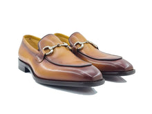 Load image into Gallery viewer, Burnished Calfskin bit loafer
