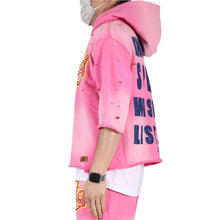 Load image into Gallery viewer, DARIUS French Terry 3/4 Sleeve Crop Top Pullover Hoodie
