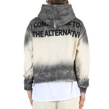 Load image into Gallery viewer, NOEL French Terry Long Sleeve Crop Top Full Zip Hoodie
