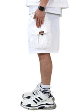 Load image into Gallery viewer, REVOL Fine Twill Wide bottom opening short pants.
