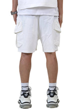 Load image into Gallery viewer, REVOL Fine Twill Wide bottom opening short pants.
