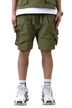 Load image into Gallery viewer, VONT Fine Twill Wide bottom opening short pants.
