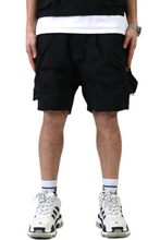 Load image into Gallery viewer, VUSE Fine Twill Wide bottom opening short pants.
