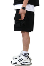 Load image into Gallery viewer, VUSE Fine Twill Wide bottom opening short pants.
